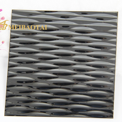 5WL Black Mirror Stamped 304 201 Stainless Steel Metal Plate