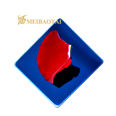 PVD Blue Mirror Color Sheet 201 304 Stainless Steel Plate EN Standard
