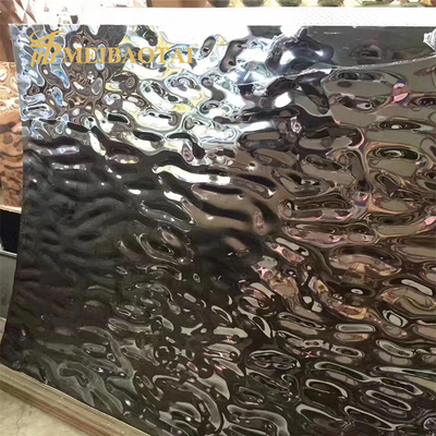 Pvc Coated Water Ripple Stainless Steel Sheet Cold Rolled GB Standard