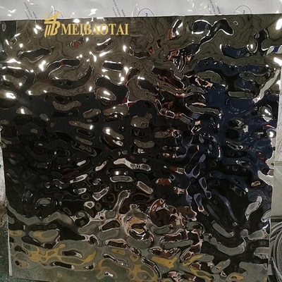 Pvc Coated Water Ripple Stainless Steel Sheet Cold Rolled GB Standard