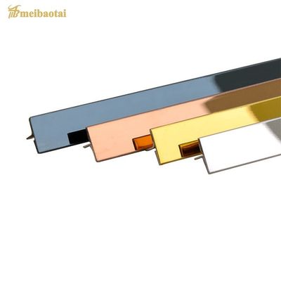 سعر جيد ملحقات الأرضية T6 * 8FT الفولاذ المقاوم للصدأ بلاط تقليم شعري سطح المرآة الانترنت