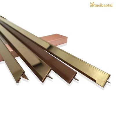 سعر جيد تخصيص تصميم مرآة / شعري الفولاذ المقاوم للصدأ T U V بلاط الديكور الشخصي الانترنت