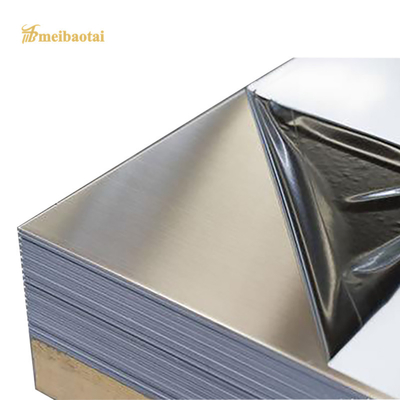 الشكل المسطح NO.4 201 ورقة الفولاذ المقاوم للصدأ 4x8 مطاط بارد DIN EN Standard