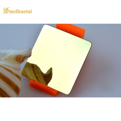 عاكسة التشطيب PVD أزرق مطلي صفائح الفولاذ المقاوم للصدأ الملونة 0.65mm سمك للاستخدام الزخرفي