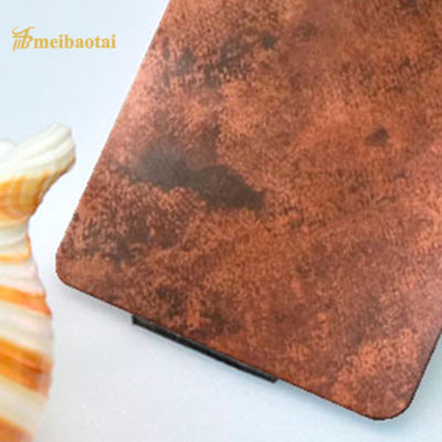 سعر جيد SS304 الذين تتراوح أعمارهم بين العتيقة والنحاس الفولاذ المقاوم للصدأ لوحة الجدار الديكور الانترنت