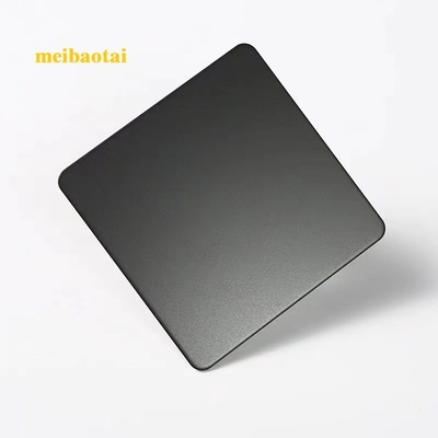 SS304 201 الزهرة السوداء الذهبية الرملية الصلب المقاوم للصدأ لوحة لون 1219x2438mm