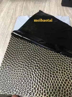 SS304 0.65MM الصفحة الفولاذ المقاوم للصدأ المنسوجة لوحة تزيين عشب العسل