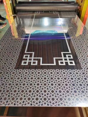 سعر جيد شكل مسطح 304 صفيحة من الفولاذ المقاوم للصدأ 0.95mm سمك لوحة رفع المصعد الزخرفية الانترنت