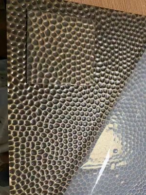 سعر جيد 201 304 تزيين الحائط طابعة عسل القشرة من الفولاذ المقاوم للصدأ الانترنت