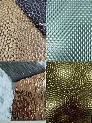 سعر جيد 0.85 ملم سمك طابقة الفولاذ المقاوم للصدأ المطلي باللون مع فيلم PVC مزدوج للاستخدام الزخرفي الانترنت