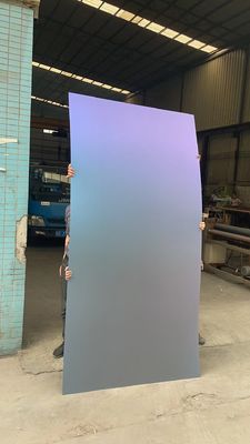 سعر جيد 201 304 منحدر أزرق أحمر أوراق الفولاذ المقاوم للصدأ باب فندق ديكور الانترنت