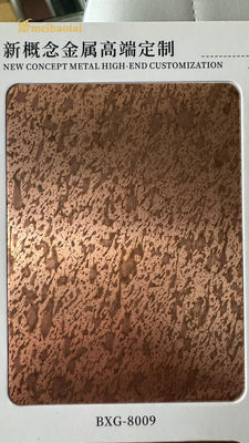 سعر جيد ss304 الحفرة اللونية القديمة الصلب المقاوم للصدأ لوحة الزخرفة الانترنت