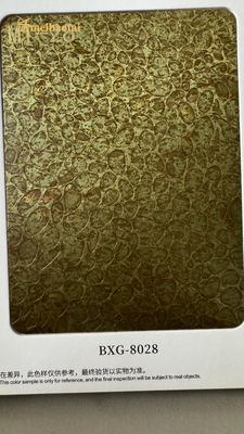 سعر جيد تقليد الحائط القديم النحاس الزخرفي أوراق الفولاذ المقاوم للصدأ الانترنت