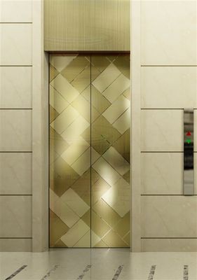 المرآة الذهبية الحفرة 304 صفيحة الفولاذ المقاوم للصدأ 1219x2438mm مع 70 ميكرون PVC لتطبيقات المصعد