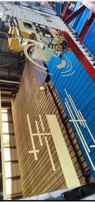 سعر جيد SS304 الذهب مرآة Pvd لون الفولاذ المقاوم للصدأ ورقة الديكور لوحة الانترنت