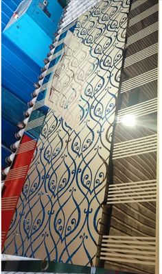 سعر جيد تصميم مخصص نمط باب المصعد من الفولاذ المقاوم للصدأ منقوش الانترنت