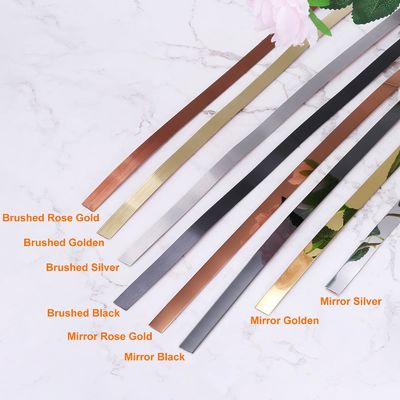 سعر جيد لفة لاصقة من الفولاذ المقاوم للصدأ بمرآة ذهبية وردية الانترنت