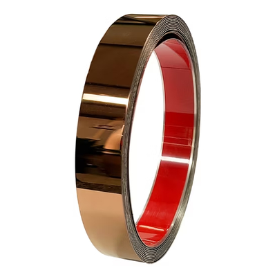 Rose Gold Mirror Metal Stainless Steel Adhesive Roll SS Tape