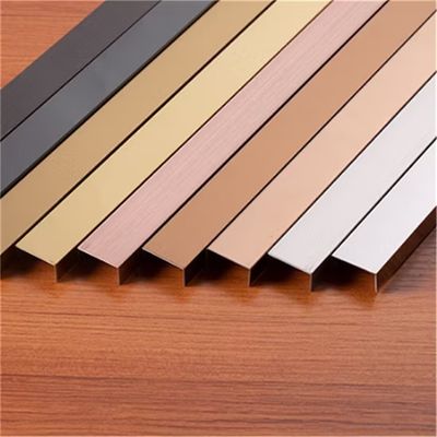 سعر جيد المصنع U Profile 304 الفولاذ المقاوم للصدأ U Tile Trim الانترنت