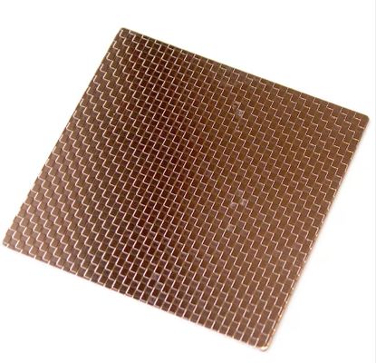 مرآة الذهب الوردي الصفحة الفولاذ المقاوم للصدأ المنسوجة الصفحة 201 مع 0.85mm سمك للاستخدام الزخرفي