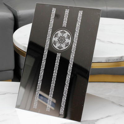 سعر جيد ملء المرايا الخارقة 304 الصفحة الفولاذ المقاوم للصدأ المحفور في 1219x3048mm الحجم للتطبيقات الزخرفية الانترنت