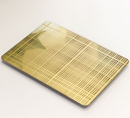 سعر جيد الذهبية المرآة النهاية 304 الفولاذ المقاوم للصدأ حفر ورقة الديكور لوحة 1219x2438mm الحجم الانترنت