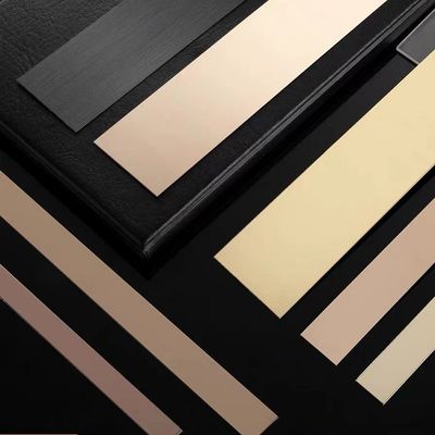 Popular Color Mirror Design Stainless Steel Tile Trim Adhesive Roll