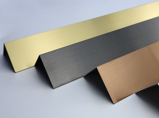 مرآة سوداء / ستانلس ستيل بشعرية L V زخرفة بلاط الحائط