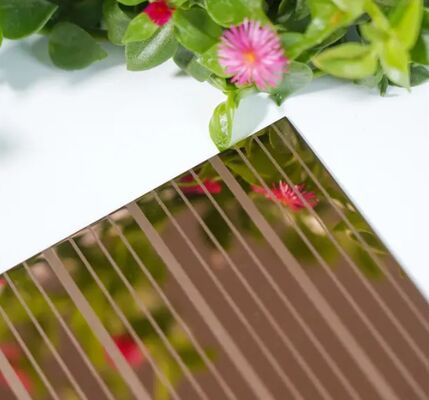 سعر جيد لون الذهب الوردي المرآة النهاية الحفرة صفيحة الفولاذ المقاوم للصدأ لوحة الديكور 1.0mm سمك الانترنت