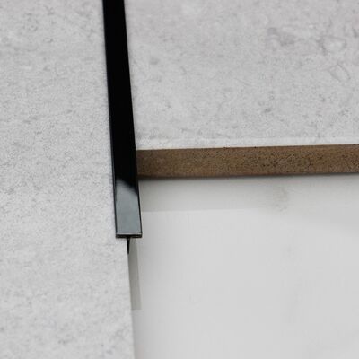 مرآة سوداء PVD 10 قدم حافة من الفولاذ المقاوم للصدأ 304 شكل