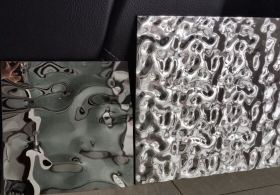 Mirror Water Ripple Stainless Steel: High-Reflective Decorative Plate