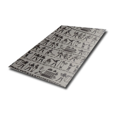 الصفحة المصرية من الصلب المقاوم للصدأ 304 في 1219x3048mm الحجم للتطبيقات الزخرفية