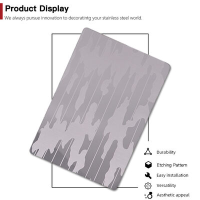 201 Stainless Steel Elevator Sheet in 1219x3048mm Size for Decorative Applications