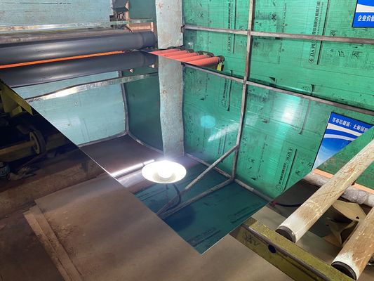 201 الفولاذ المقاوم للصدأ المرآة النهاية ورقة الزخرفة مع 0.55mm سمك لجدار المطبخ والسقف