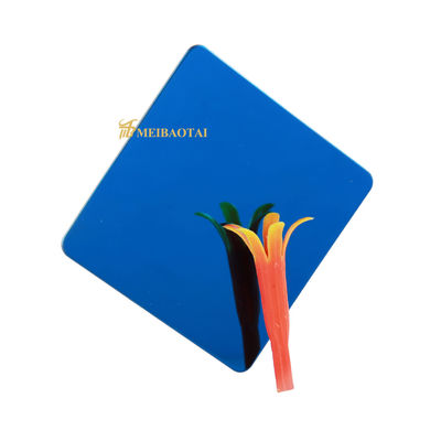 سعر جيد الانتهاء من المرآة الملونة ورقة الفولاذ المقاوم للصدأ سمك 0.65 مم الانترنت