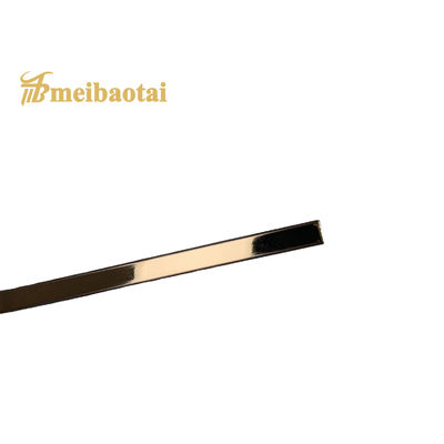 تقليم بلاط من الفولاذ المقاوم للصدأ مطلي باللون الوردي مقاس 8 مم، قياسي EN لحماية الزوايا