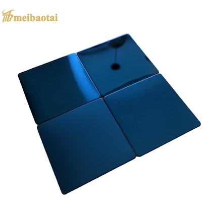 PVD Blue Mirror Color Sheet 201 304 Stainless Steel Plate EN Standard