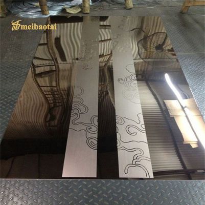 سعر جيد محفوراً ورقة الفولاذ المقاوم للصدأ المصعد 1.0mm-3.0mm سمك حافة الشق الانترنت