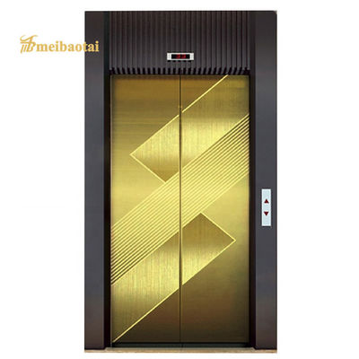 PVD المغطاة بالذهب الشعر النهاية صفيحة الفولاذ المقاوم للصدأ 1219x2438mm للمصاعد