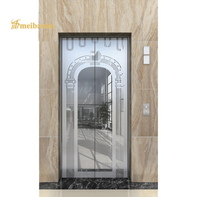 SS304 مصعد الفولاذ المقاوم للصدأ ورقة محفوراً PVD طلاء ملون 1219x2438mm