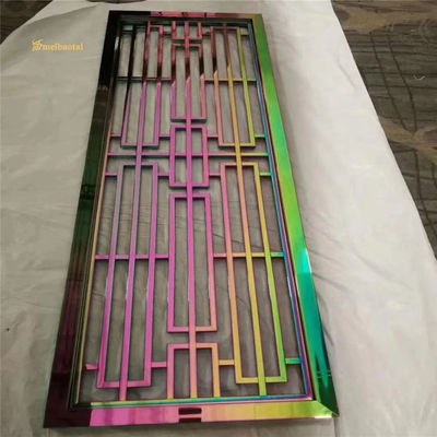 سعر جيد مرآة Pvd لون الفولاذ المقاوم للصدأ غرفة القسمة طاحونة حافة الطول التعسفي الانترنت