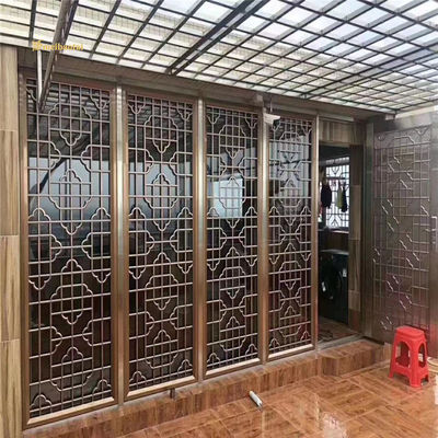 سعر جيد ليزر القطع الألومنيوم 8mm سمك غرفة القسمة الحائط المعدني الانترنت