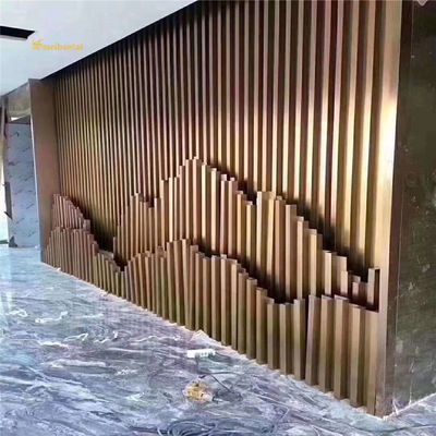 قسم غرفة الفولاذ المقاوم للصدأ مع تقنية القطع بالليزر والحجم المخصص