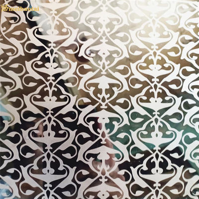 سعر جيد مرآة محفورة من الفولاذ المقاوم للصدأ ورقة 0.55 مم سماكة لوحة SS الزخرفية الانترنت