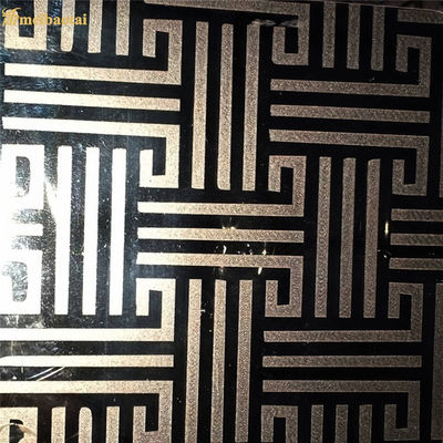 الصفحة الفضية من الفولاذ المقاوم للصدأ 1219x3048mm للزخرفة في كابينة المصعد