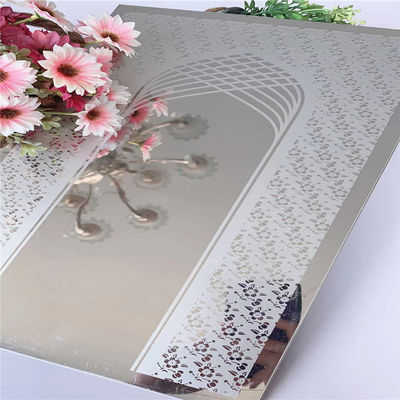 سعر جيد مرآة حفر 201 الصف الفولاذ المقاوم للصدأ ورقة حفر 1219x3048mm لتطبيقات التصميم الحديث الانترنت