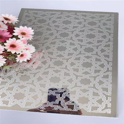 الملمع النهائي DIN القياسية 304 الفولاذ المقاوم للصدأ ورقة حفر مع 1.15mm سمك