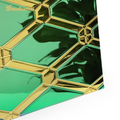 سعر جيد صفائح الفولاذ المقاوم للصدأ المنقوشة المختومة 3048 مم طول مادة SS304 الانترنت