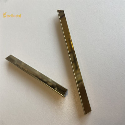 سعر جيد سمك 0.7 مللي متر 304 الفولاذ المقاوم للصدأ بلاط تقليم مرآة سوداء منتهية الانترنت