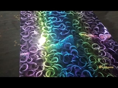 ورقة الفولاذ المقاوم للصدأ باللون الليزر